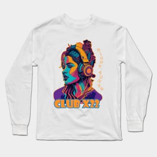 Girl with Headphones Long Sleeve T-Shirt